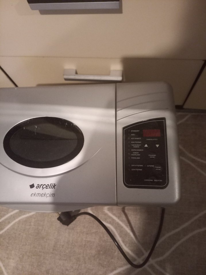 Gri Arçelik Ekmek Yapma Makinesi - Görsel 2