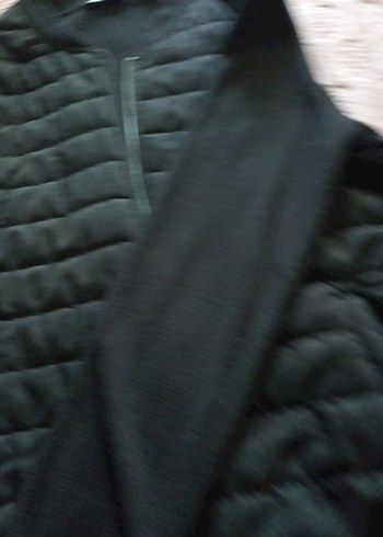 erkek Siyah Fermuarlı Midi Ceket - Görsel 2