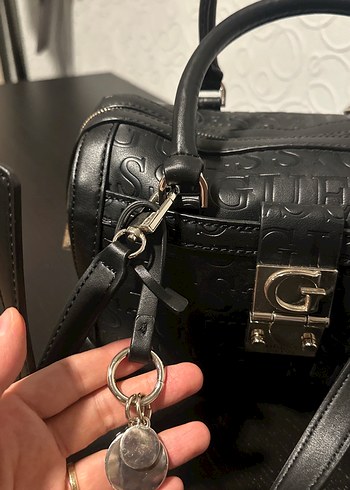 Klasik Siyah Deri Yılan Desenli Kadın Çanta - Görsel 3