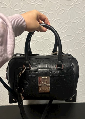 Klasik Siyah Deri Yılan Desenli Kadın Çanta - Görsel 13