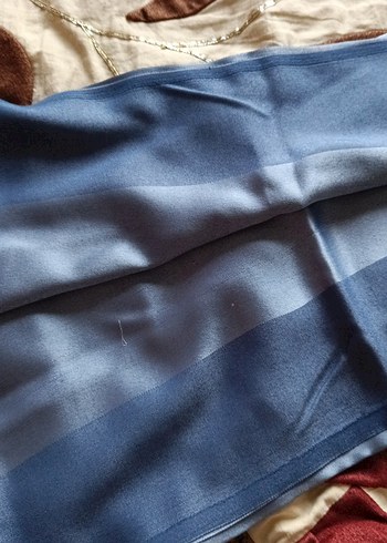 kışlık eşarp mavi - Görsel 2