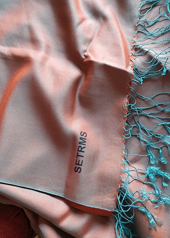 setrems Parlak Saten Kadın Şal -yanardoner - Görsel 4