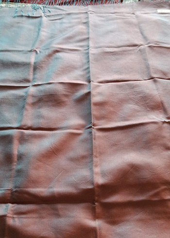 setrems Parlak Saten Kadın Şal -yanardoner - Görsel 3