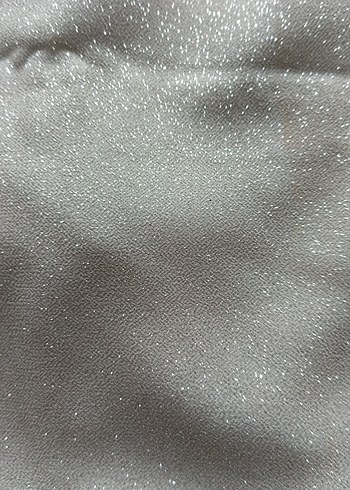 açık Gri  simli Şal - Görsel 2