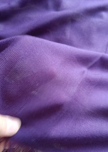 Kışlık Mor eşarp - Görsel 3