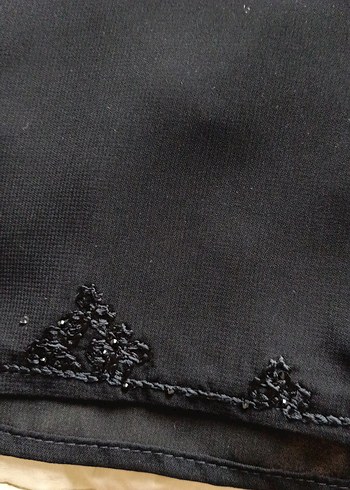 Siyah Kadın ince Şal - Görsel 2