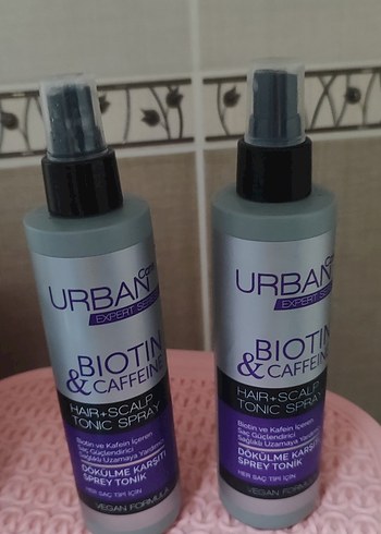 Urban Experts Biotin & Kafein Saç ve Saç Derisi Spreyi 2x100 ml