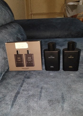 Zara Silver +Zara Gold Man Erkek Parfümü 2x90 ml
