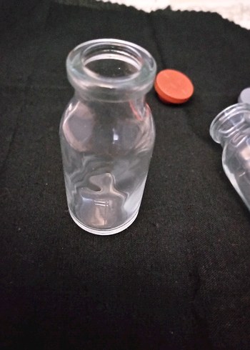 Şeffaf şişe ve Kapakları - Görsel 2