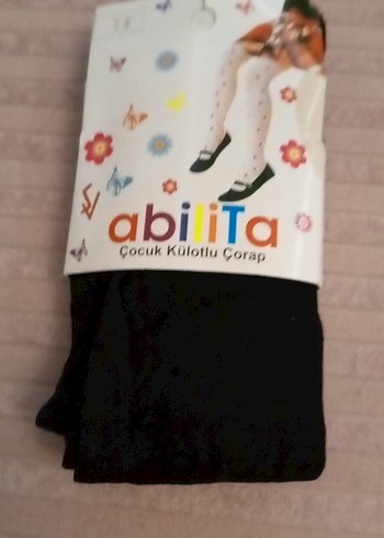 Abilita Kız Çocuk Siyah  Külotlu Çorap - Görsel 5