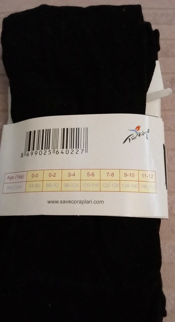 Abilita Kız Çocuk Siyah  Külotlu Çorap - Görsel 3