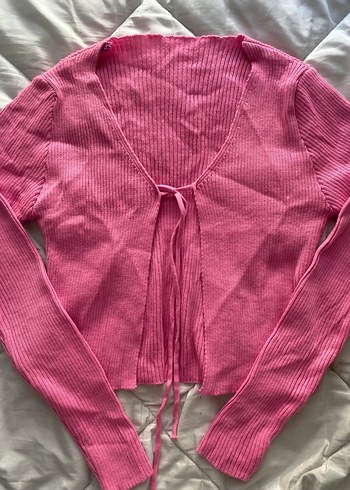 Pembe Triko Kadın Kazak