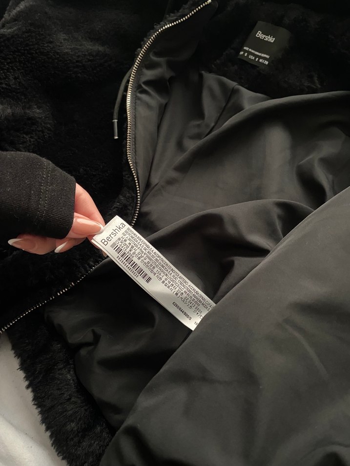 Bershka Kapüşonlu Kürklü Mont - Görsel 2