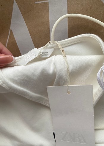 Zara Askılı Peplum Üst - Görsel 2