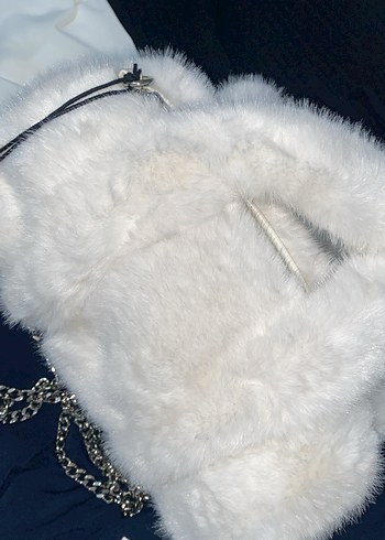 Bershka Suni Kürk Çanta - Görsel 2