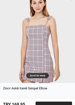 Bershka Elbise Bershka Mini Elbise %20 İndirimli - Gardrops