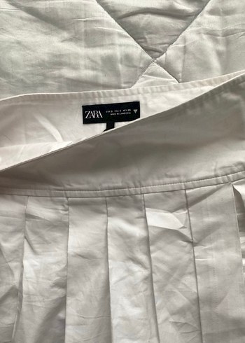 Zara Beyaz Pilili Etek - Görsel 4