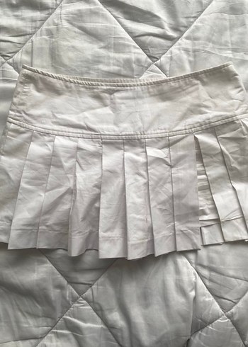 Zara Beyaz Pilili Etek - Görsel 3