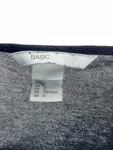 l Beden siyah Renk H&M Bluz %70 İndirimli.