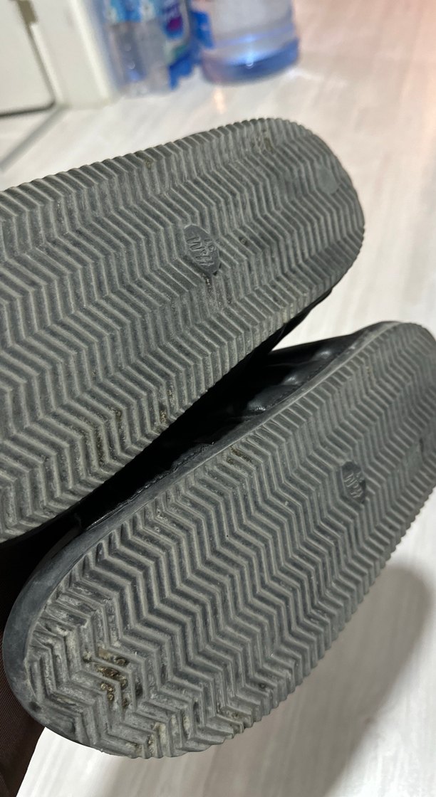 Kadın Siyah Plise Detaylı Platform Terlik - Görsel 2