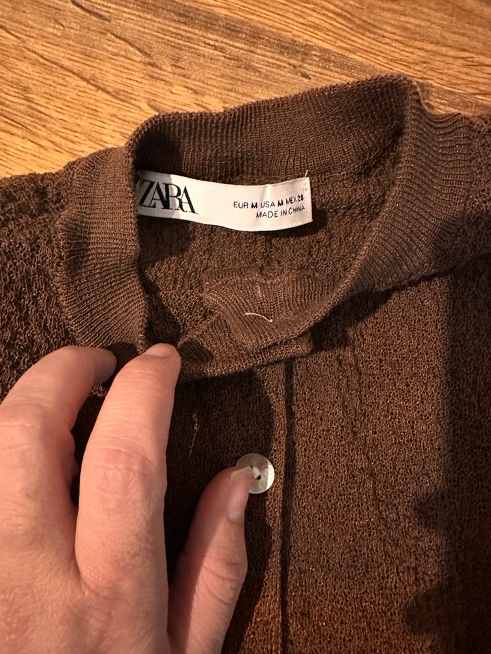 Zara ince triko hırka - Görsel 2