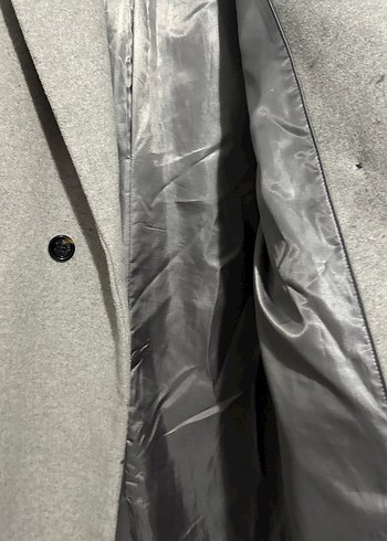 Düğmeli Bej Mango Kaban - Görsel 3