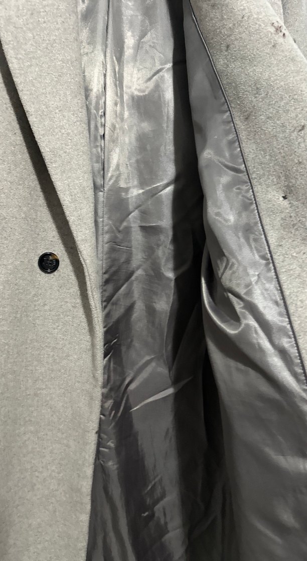 Düğmeli Bej Mango Kaban - Görsel 3