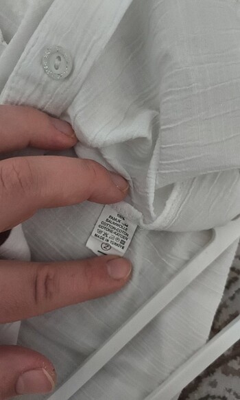 18-24 Ay Beden beyaz Renk Gömlek