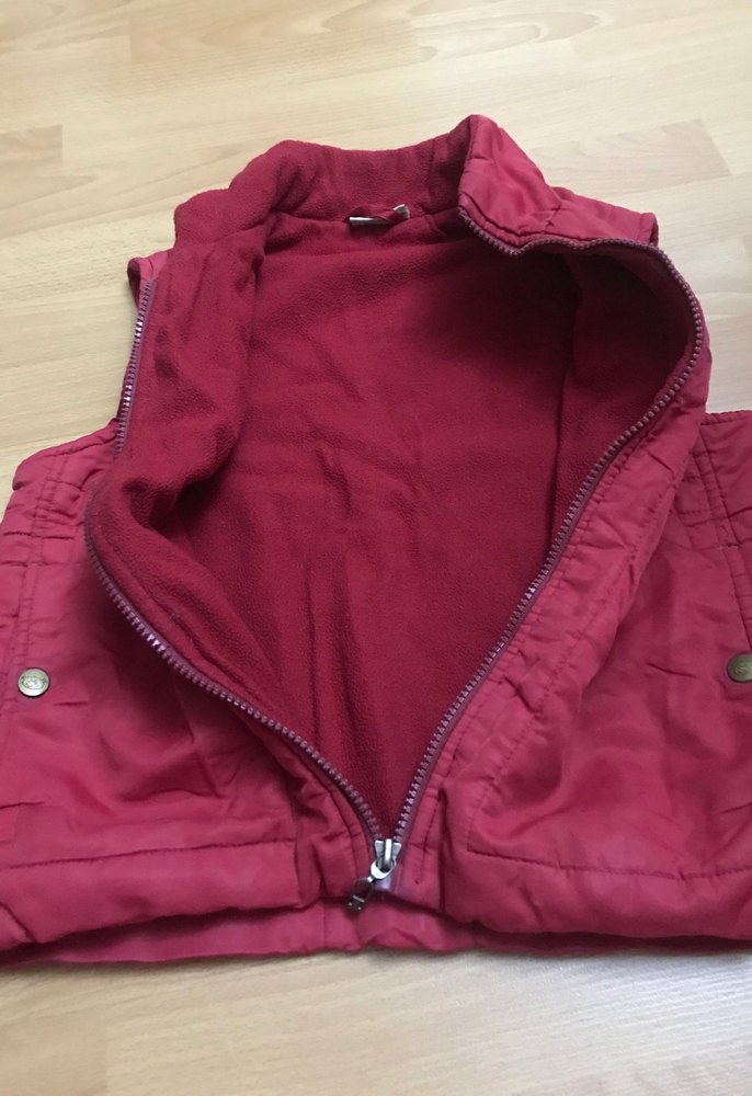 Bordo Fermuarlı Erkek Çocuk Yeleği - Görsel 3