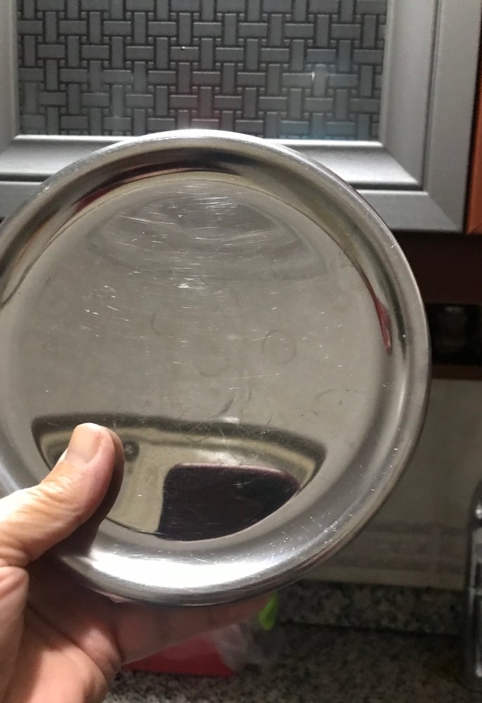 Gri Metal Tepsi Seti pasta tabağı 8 adrt - Görsel 4