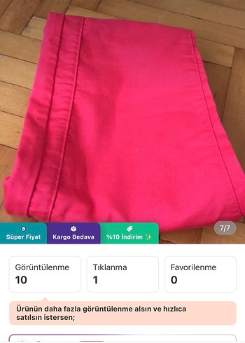 s Beden Fermuarlı Pembe Kadın Kumaş Pantolon