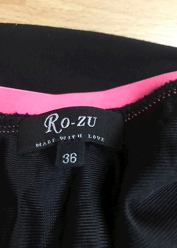 Drapeli Siyah Midi Kalem Etek - Görsel 5