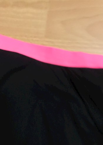 Drapeli Siyah Midi Kalem Etek - Görsel 2