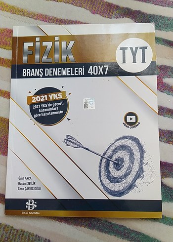 TYT Fizik Branş Denemeleri 40x7 Sınav Hazırlık Kitabı