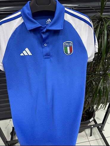 Adidas ITALYA MAVİ POLO YAKA