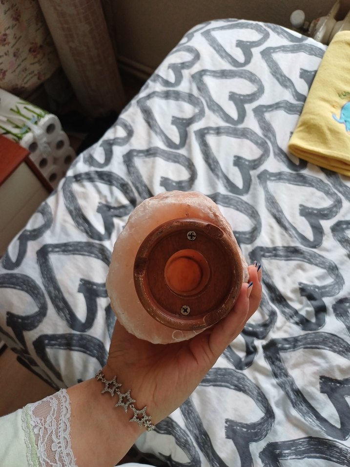 Bej Doğal Tuz Lambası - Görsel 3