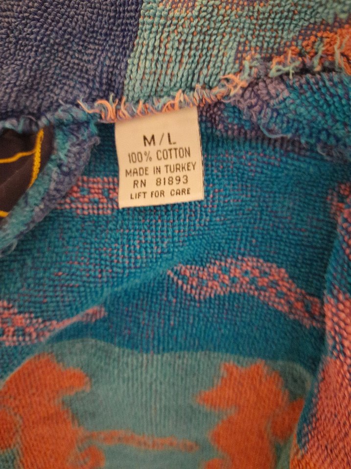 SAĞLAM BANYO BORNOZ
BOY:110 CM
KOLTUK ALTI GEN:61 CM.
BEDEN:M/L - Görsel 3