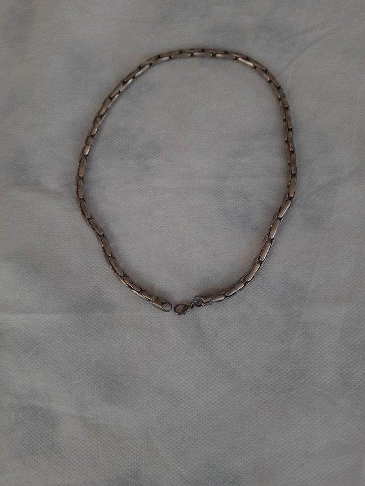 TESLİM YERİ:ANKARA
 SIFIR GİBİ PASLANMAZ ÇELİK KOLYE. 
BOY:46 CM - Görsel 4