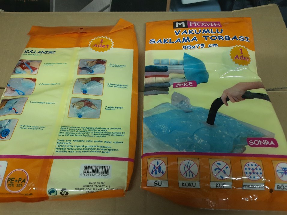 ADET FİYAT:100 TL
2 ADET SIFIR MHOME SAKLAMA TORBASI
EBAT:95*75 - Görsel 2