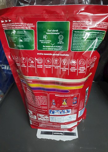 Pril Kırmızı Bulaşık Tableti 70'li Paket - Görsel 2