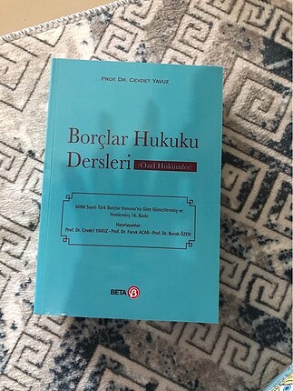 Borçlar özel ders kitabı?