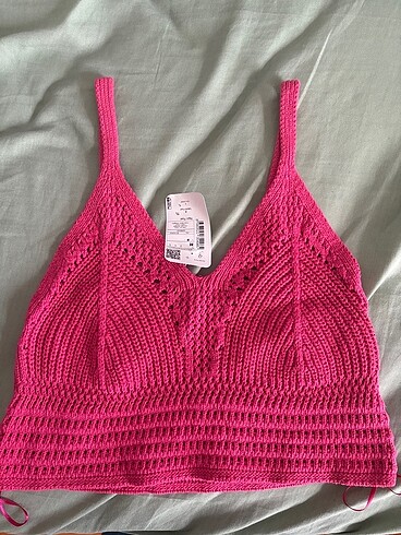 m Beden pembe Renk Triko Bralet