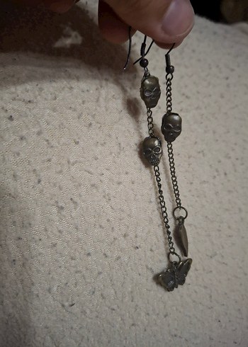 kuru kafa tasarım bileklik+ küpe - Görsel 11