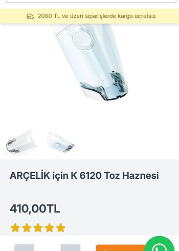 ARÇELİK AR6120 DIKEY SPRGE YEDEK PARÇA - Görsel 4