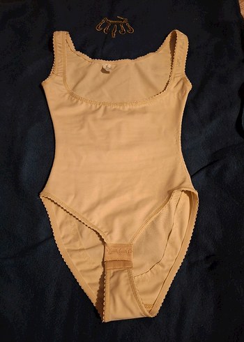 Toparlayıcı Kalın Askılı Vücut Korse - Görsel 9