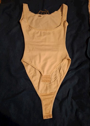 Toparlayıcı Kalın Askılı Vücut Korse - Görsel 7