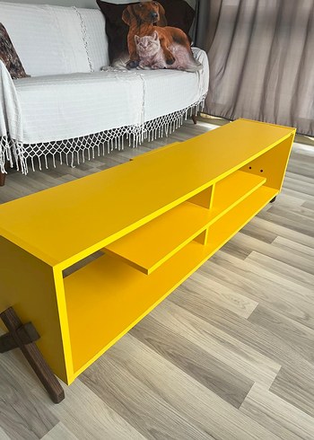 tv sehpası raf evi - Görsel 3