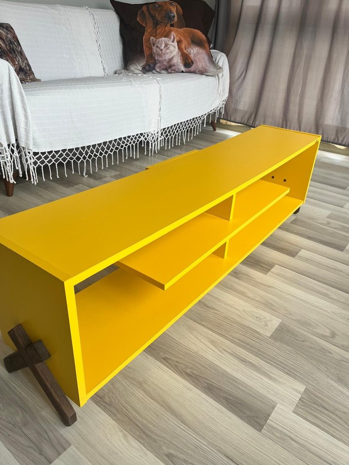 tv sehpası raf evi - Görsel 3