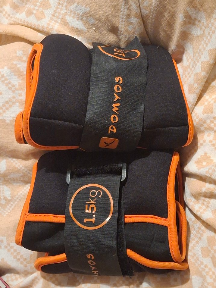 domyos 2×1.5 kilo cırtlı el ayak aırlık - Görsel 3