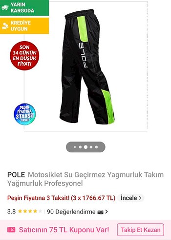 motorcu yamurluk takim POLE - Görsel 8